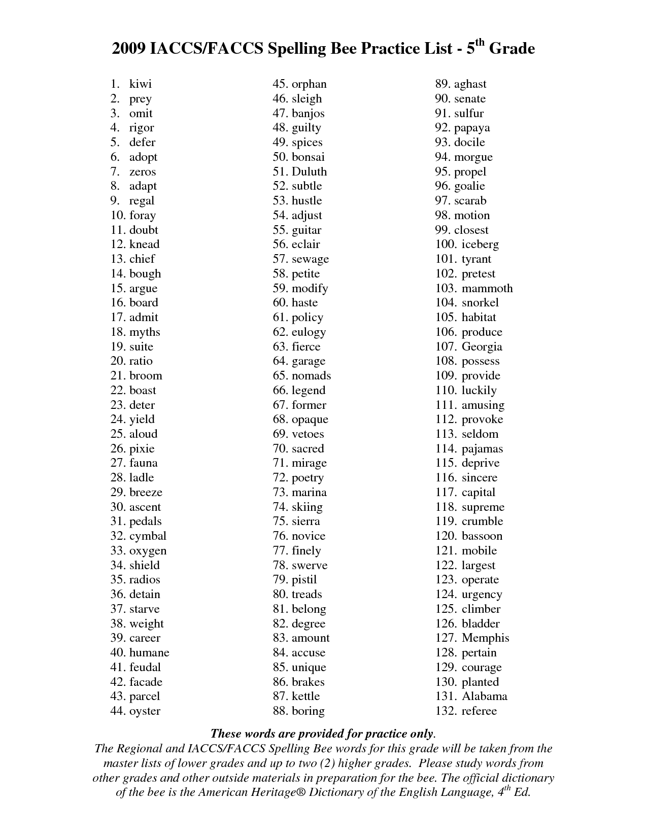 Grade 7 Spelling Words Printable Words Print