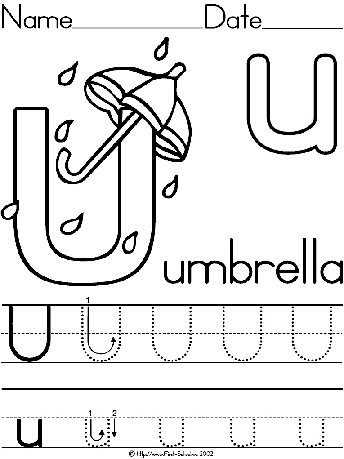 13 Best Images Of U Worksheets For Preschoolers Letter U Worksheets Preschool Letter U 