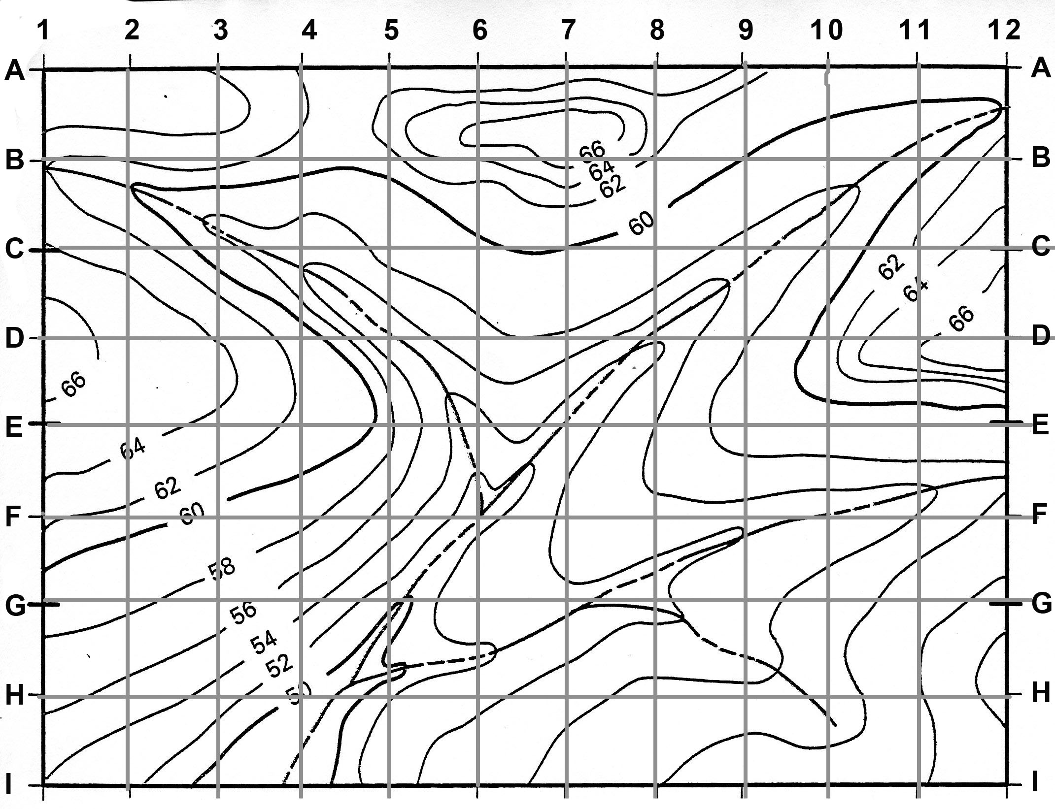 9 Contour Lines Topographic Map Worksheets Worksheeto
