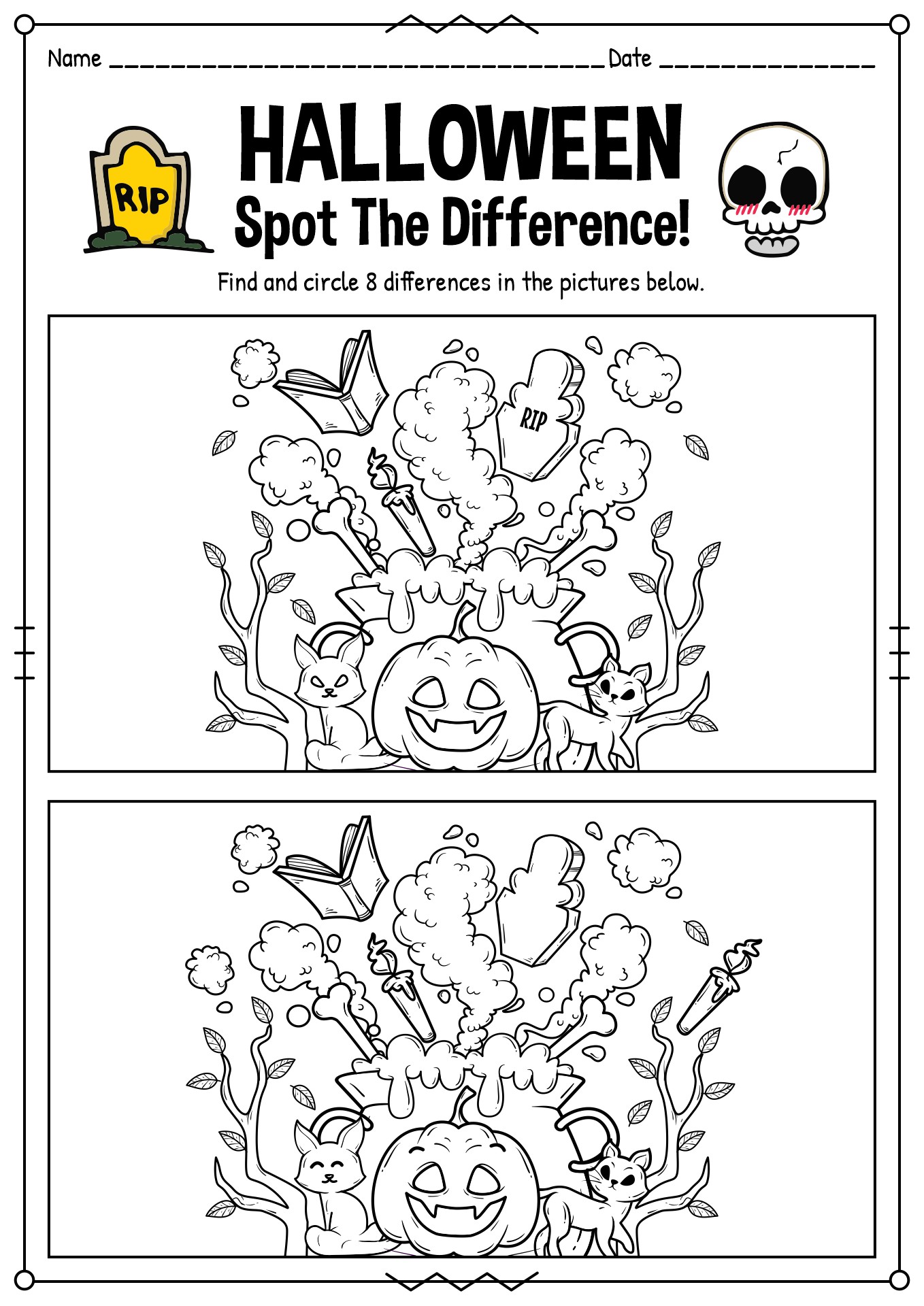 14 Best Images Of Spot The Difference Worksheets For Adults Find Spot 