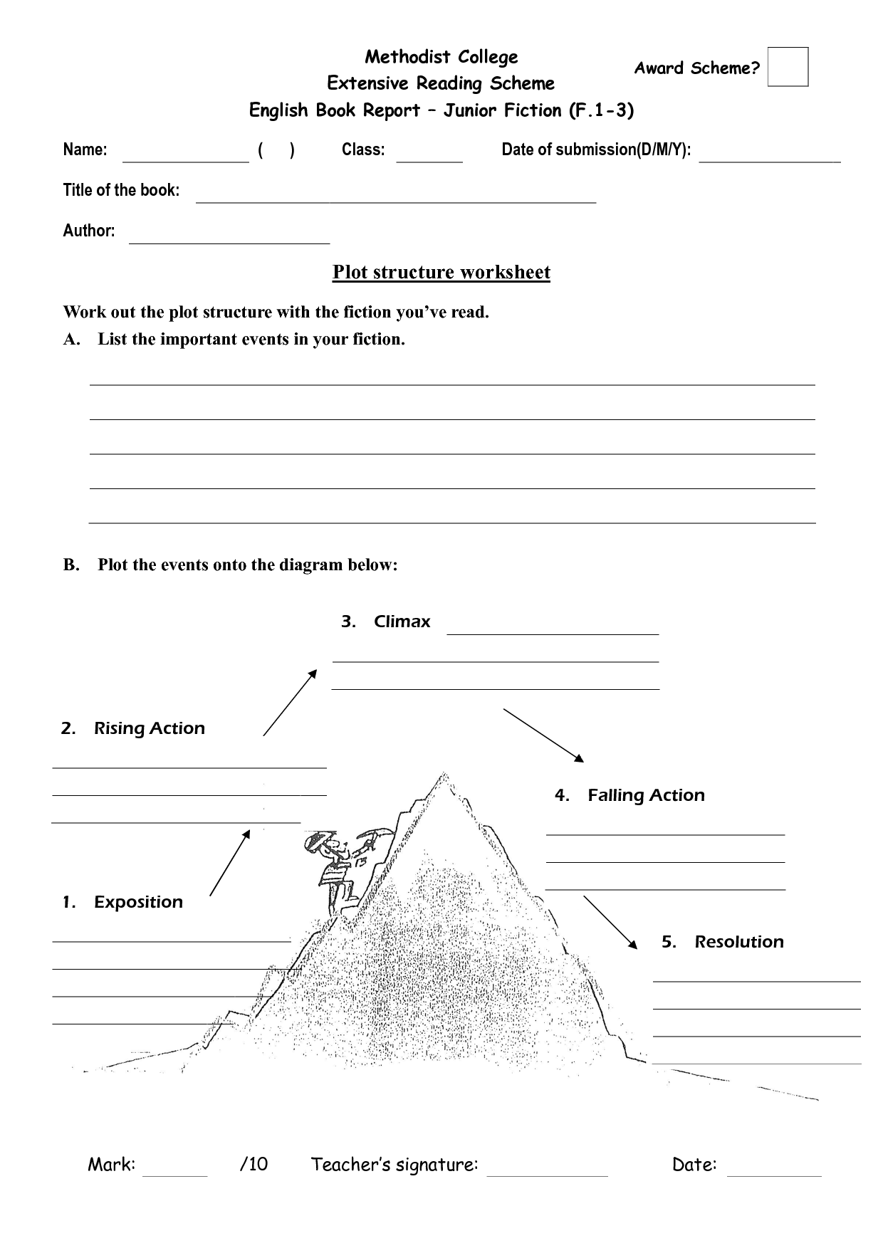 15 Best Images Of Story Structure Worksheet Story Plot Worksheets 4th Grade Plot Structure