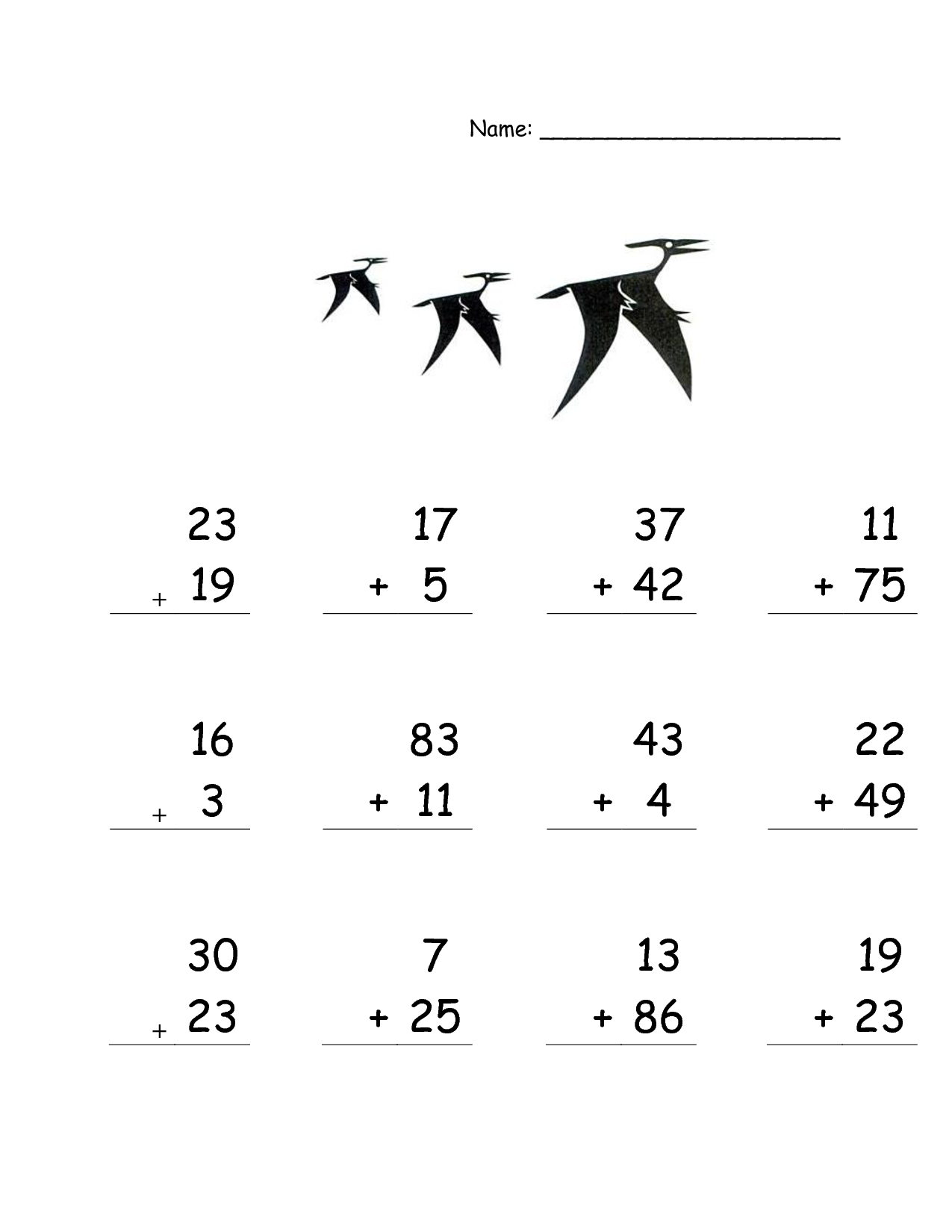 13 Best Images Of Dinosaur Math Worksheets Kindergarten Math Worksheets Free Printables