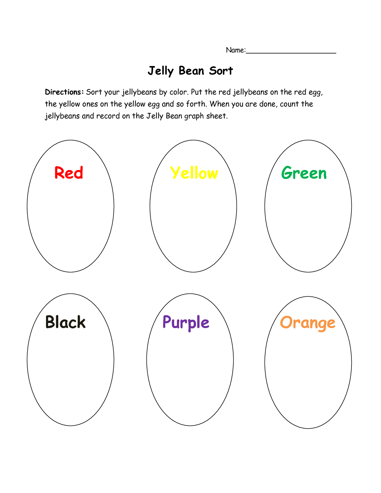 14 Best Images Of Jelly Bean Worksheets Jelly Bean Graph Printable Free Jelly Beans Sort And