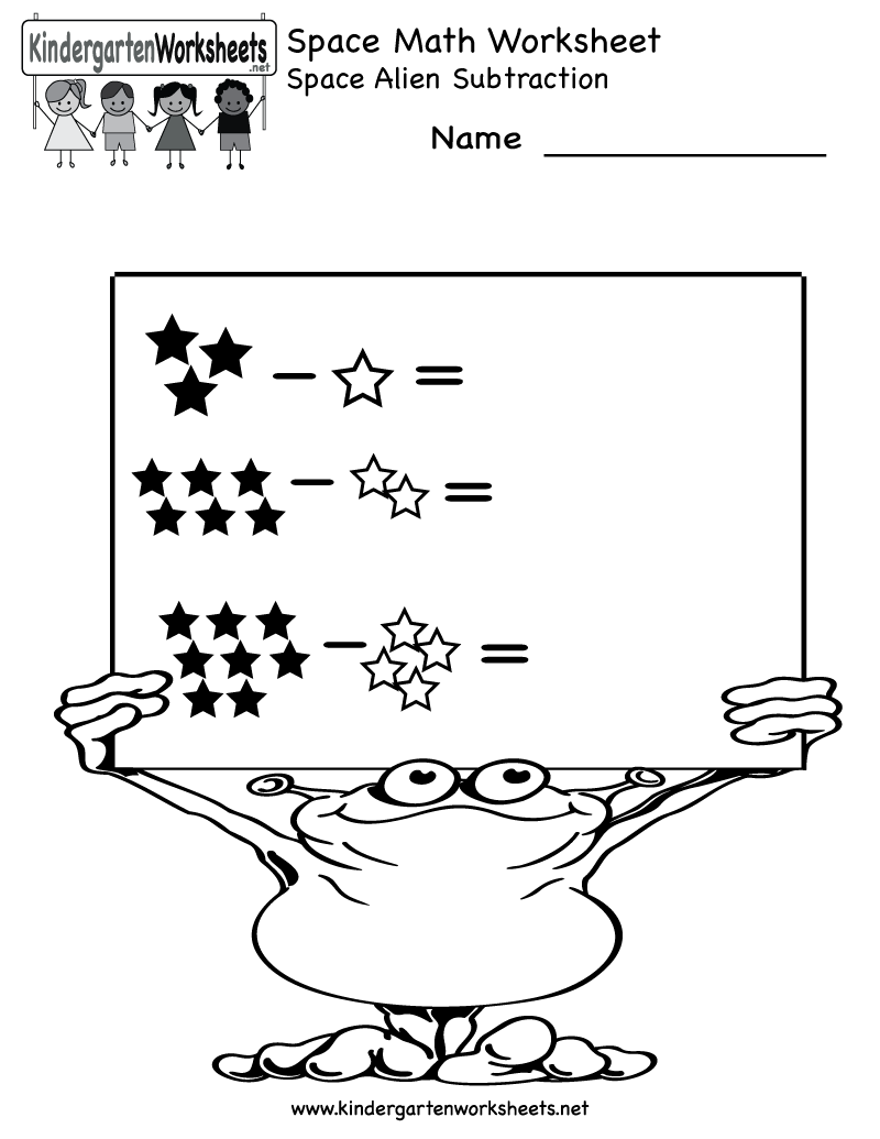11 Best Images Of Space Themed Math Worksheets Kindergarten Space Math Worksheets Space
