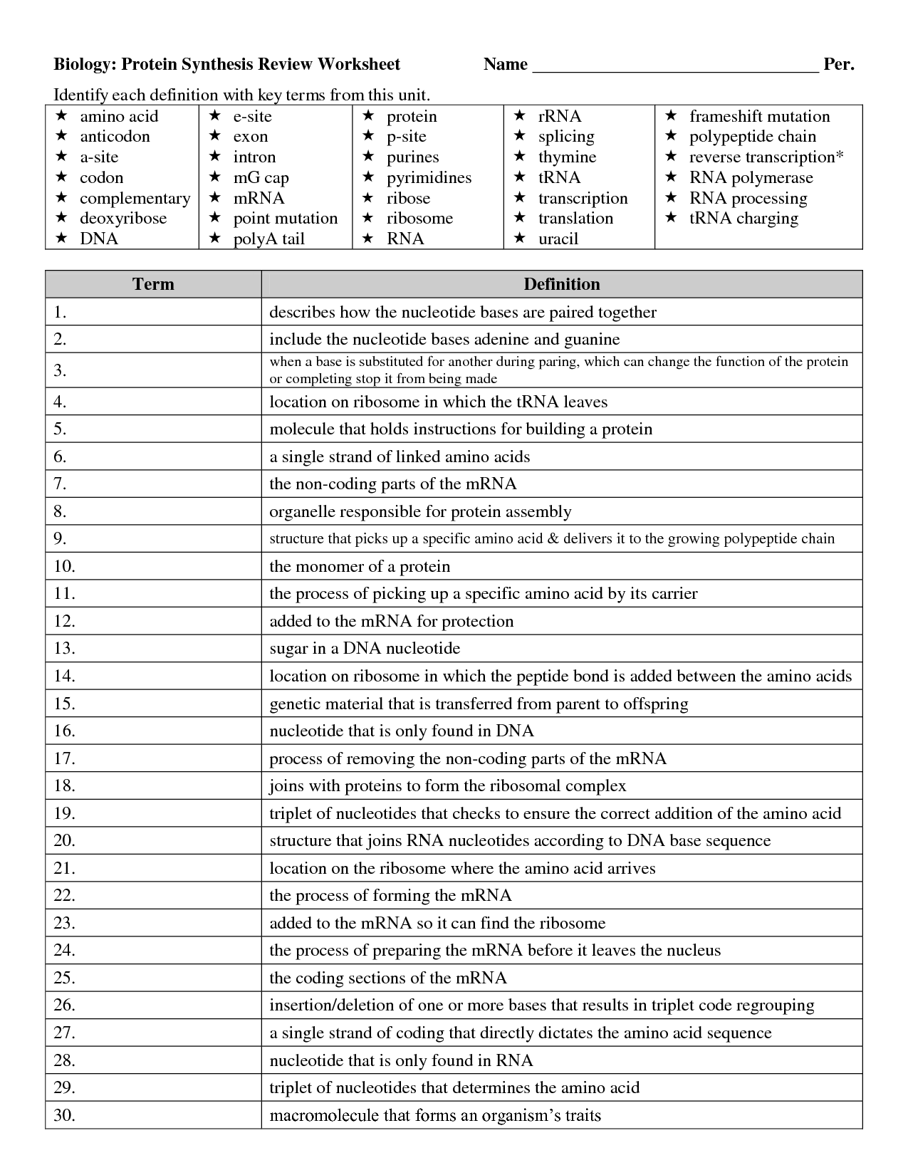 17 Best Images Of DNA And Replication POGIL Worksheet Answes DNA 