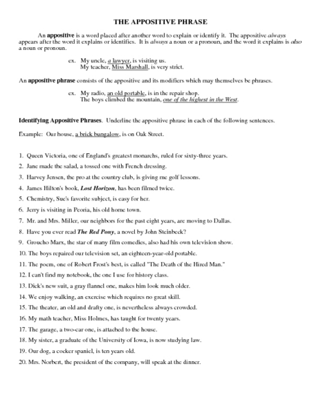 15 Best Images Of Participle Phrase Worksheets And Answers Gerund And Participle Phrase 