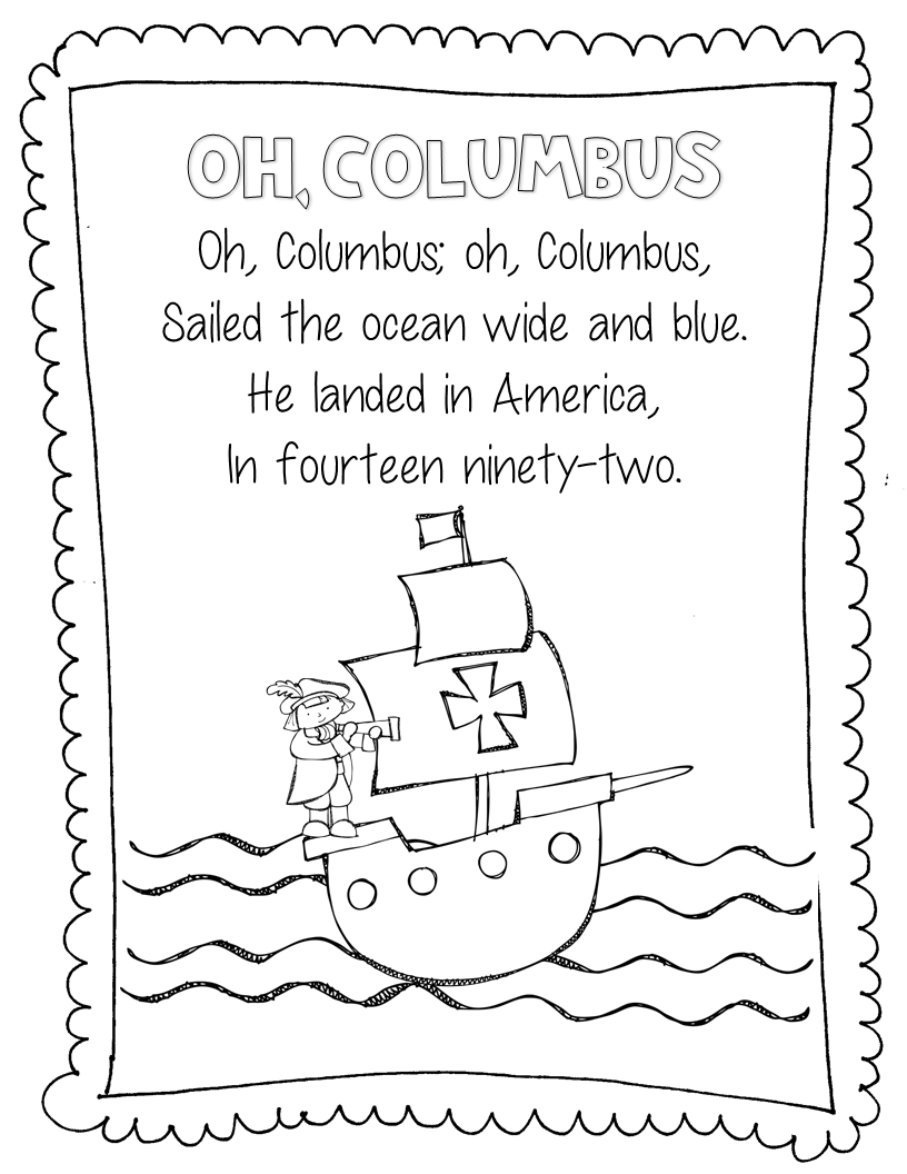 Christopher Columbus Worksheet