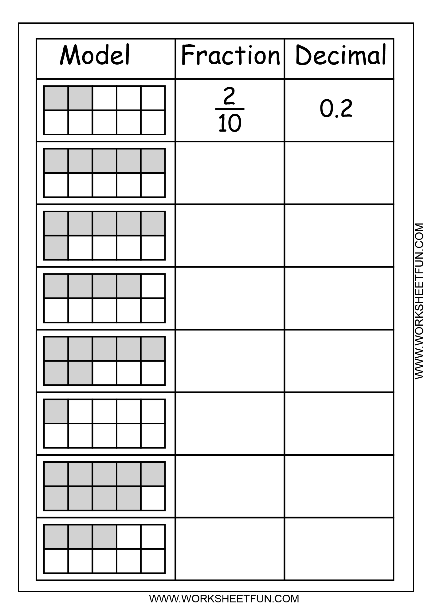 fractions-and-decimals-worksheet
