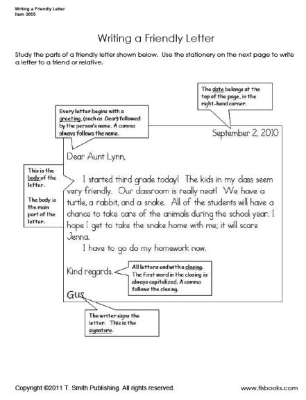 13 Best Images Of Personal Letter Worksheet Friendly Letter Format Worksheet Character Trait 