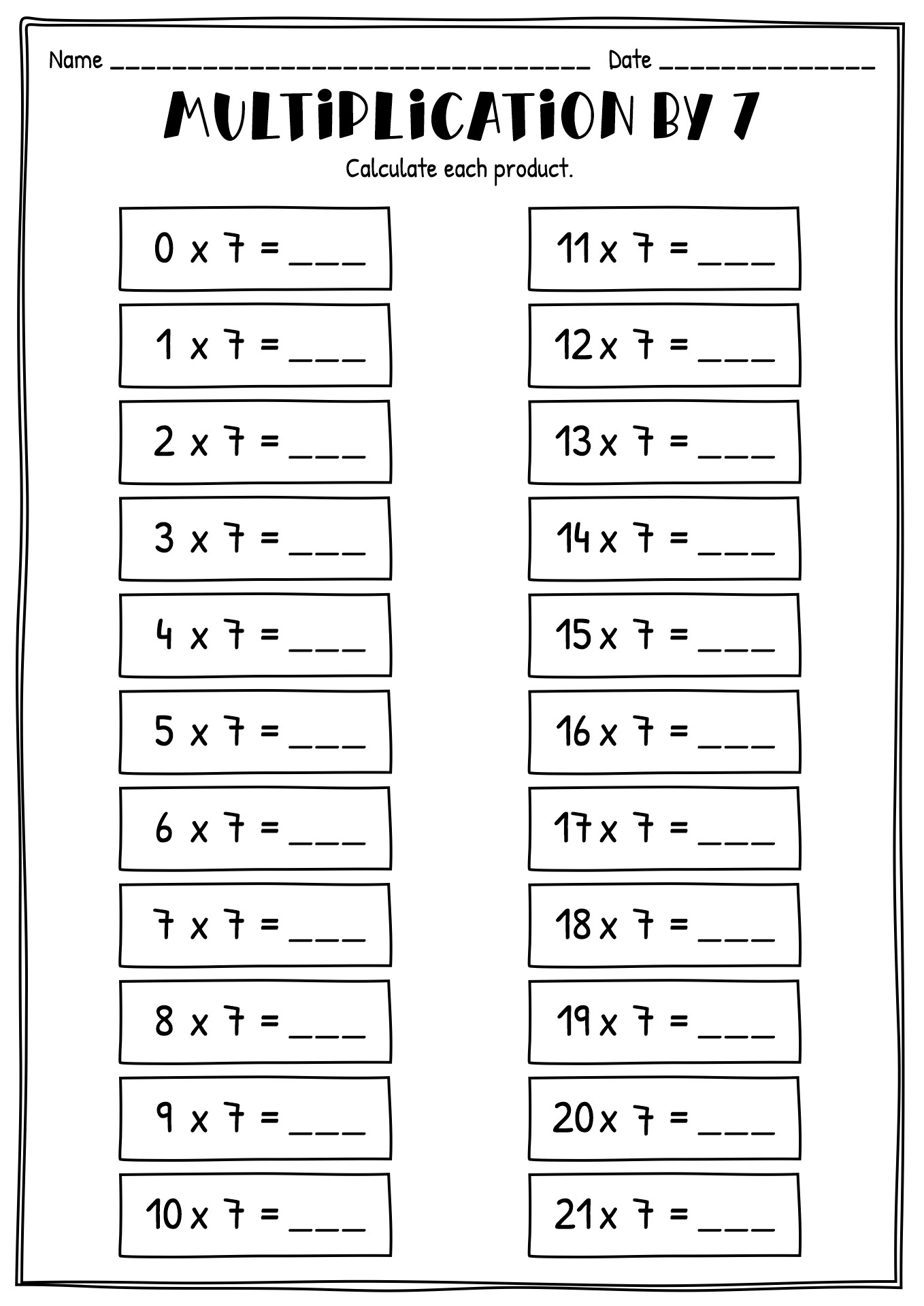 11 Best Images Of Multiplication Worksheets 4S 1 Multiplication Worksheet Printable