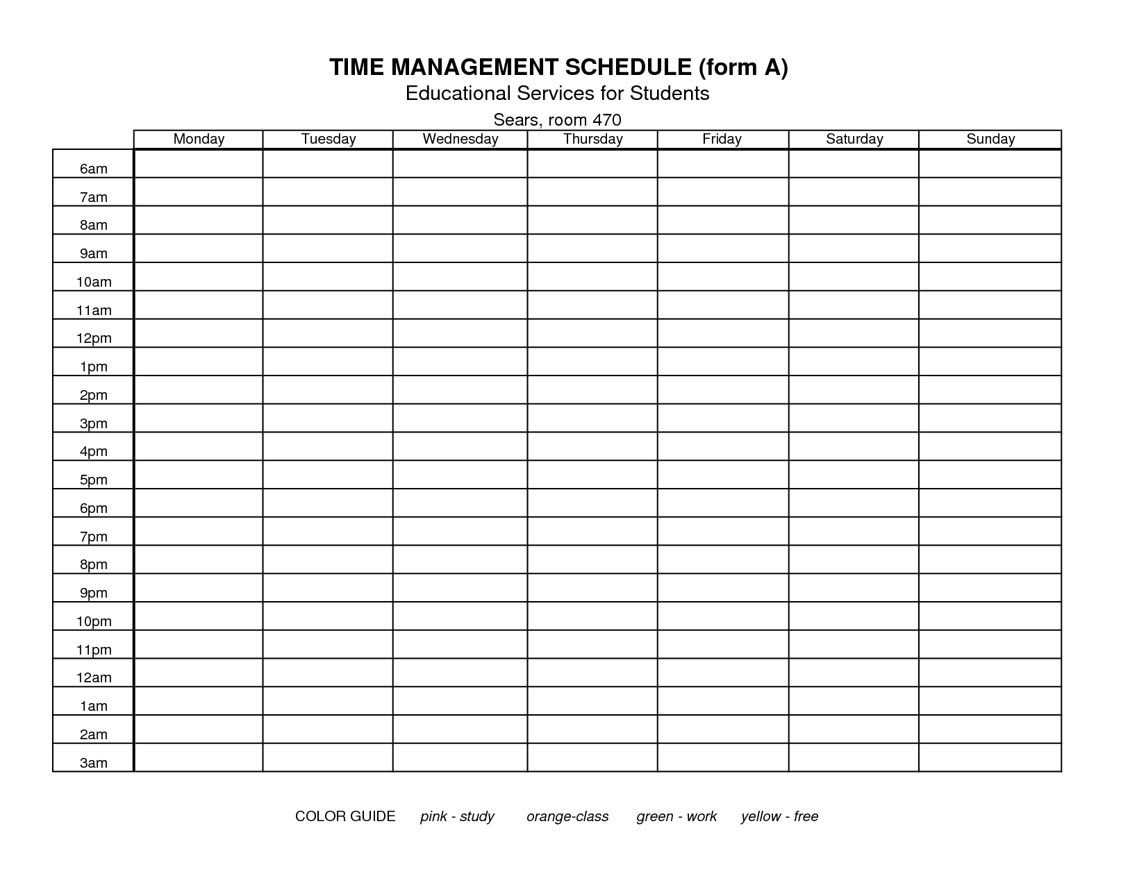 16 Best Images Of Time Management Worksheets For High School Students Student Time Management