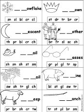 17 Best Images of Digraph Worksheets For First Grade - Blends and