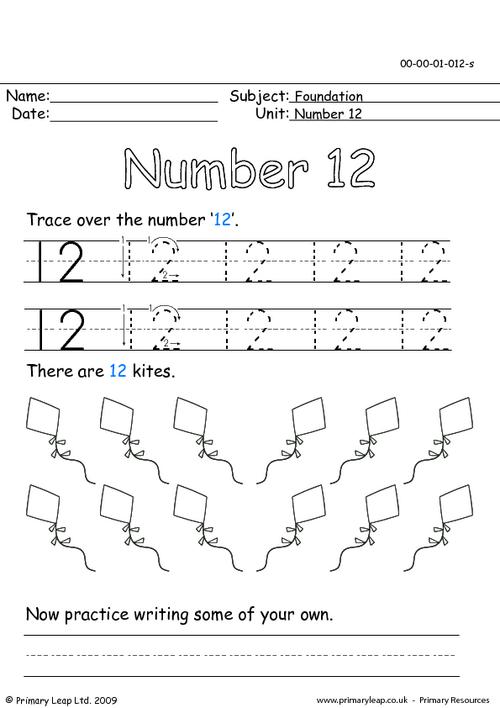 14 Best Images Of Number 12 Tracing Worksheet For Preschoolers Number 12 Tracing Worksheet