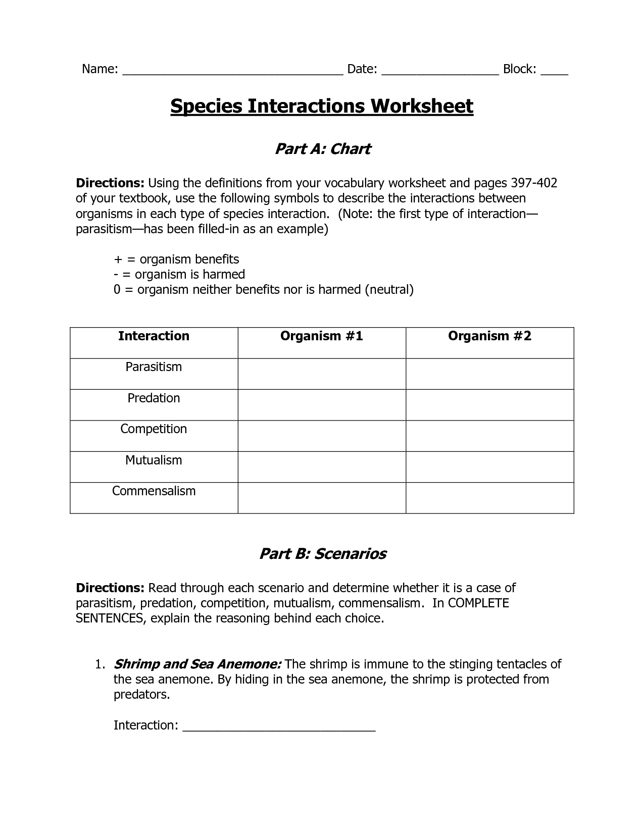 12 Best Images Of Communities And Ecosystems Worksheets Ecosystem Worksheet Answer Key 