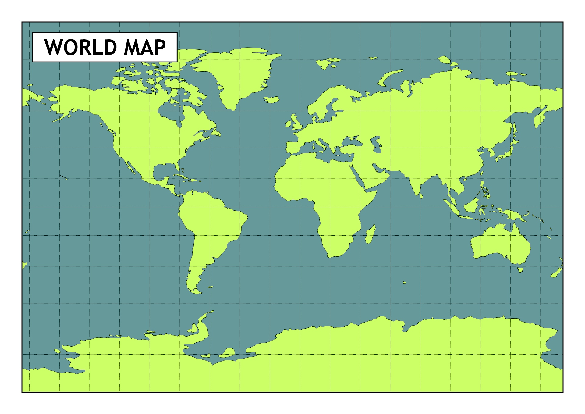 Free Printable World Map With Latitude And Longitude Images And 