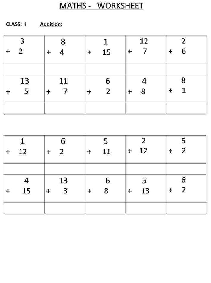 6 Best Images Of Addition Secret Code Worksheet Class 1 Maths Worksheets 4th Grade Math