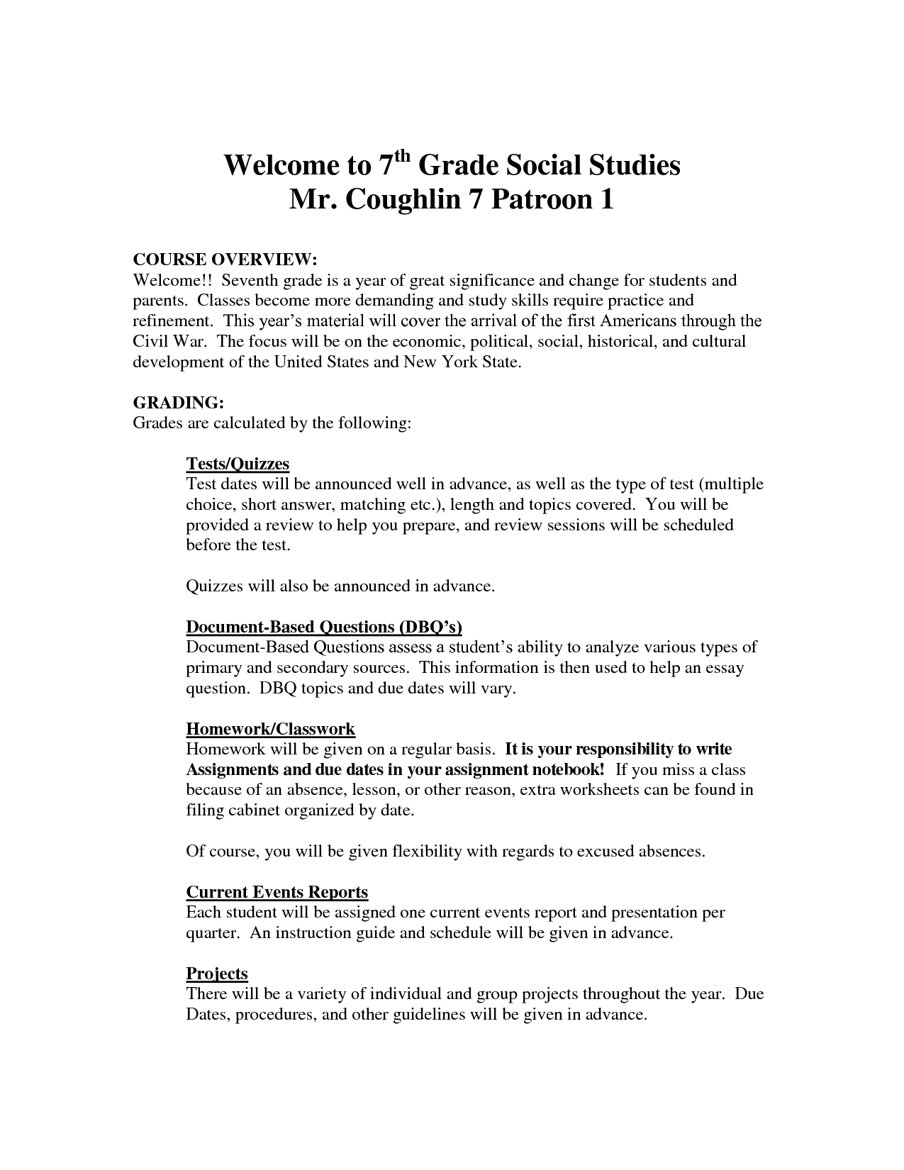 Social Studies Current Events Worksheet