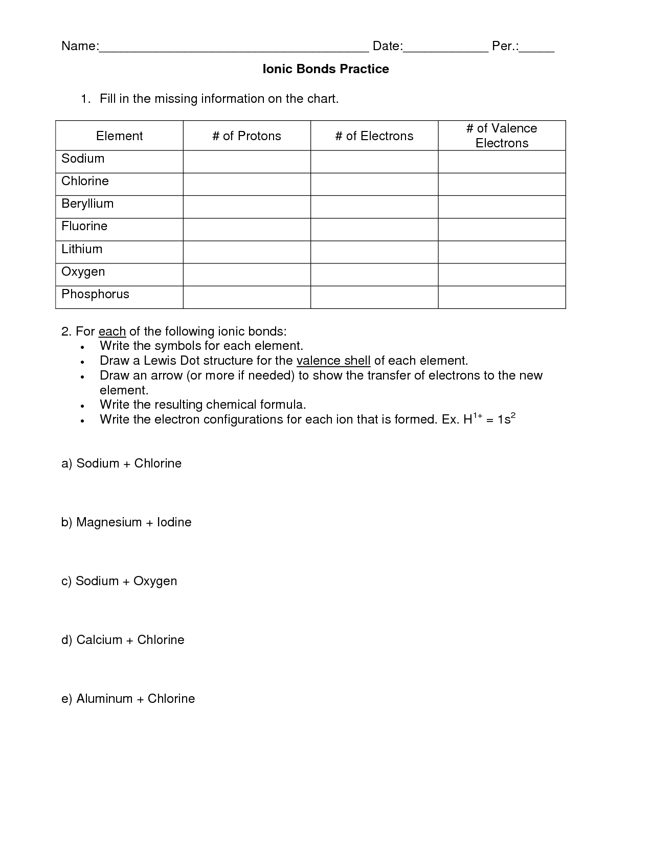 12 Best Images Of Naming Covalent Compounds Worksheet Practice Naming Ionic Compounds 