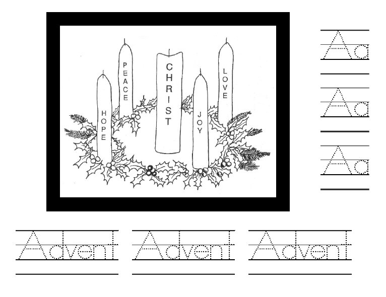 Advent Worksheet #1