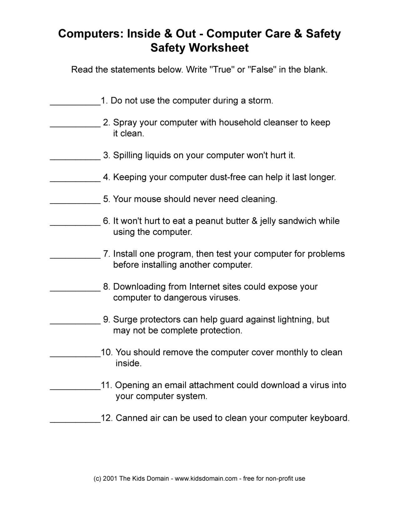 17 Best Images Of Wellness Worksheets PDF Kids Health Worksheets 