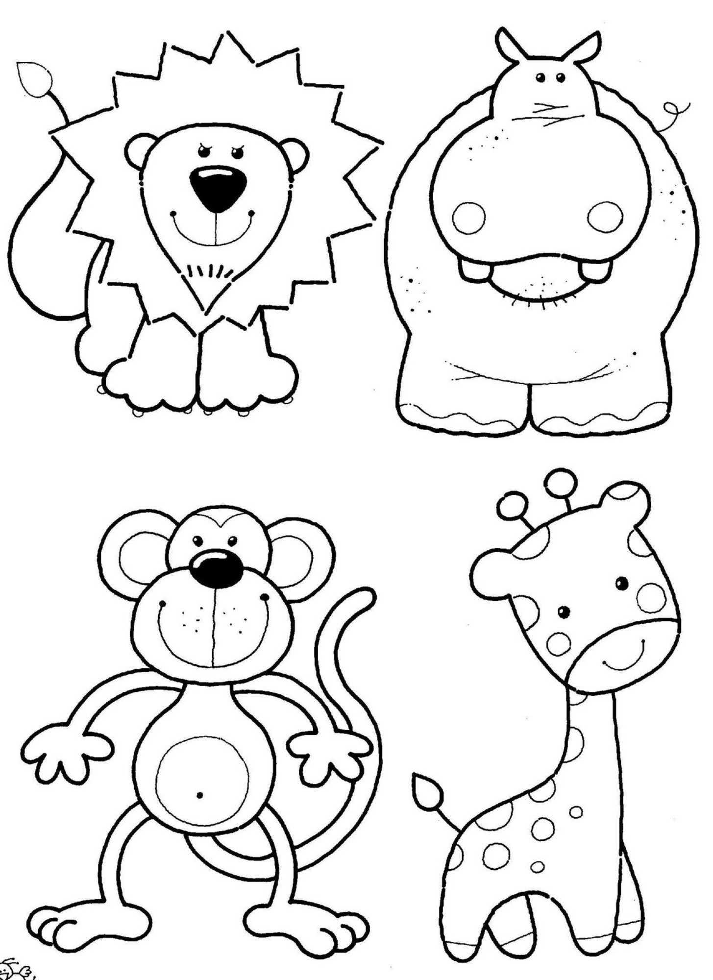 8 Best Images Of Preschool Animal Worksheet Print Outs Animal 