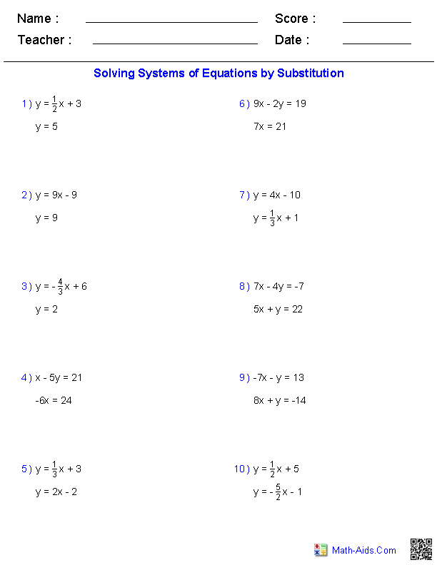 12 Best Images Of Algebraic Equations Worksheets 7th Grade 7th Grade 