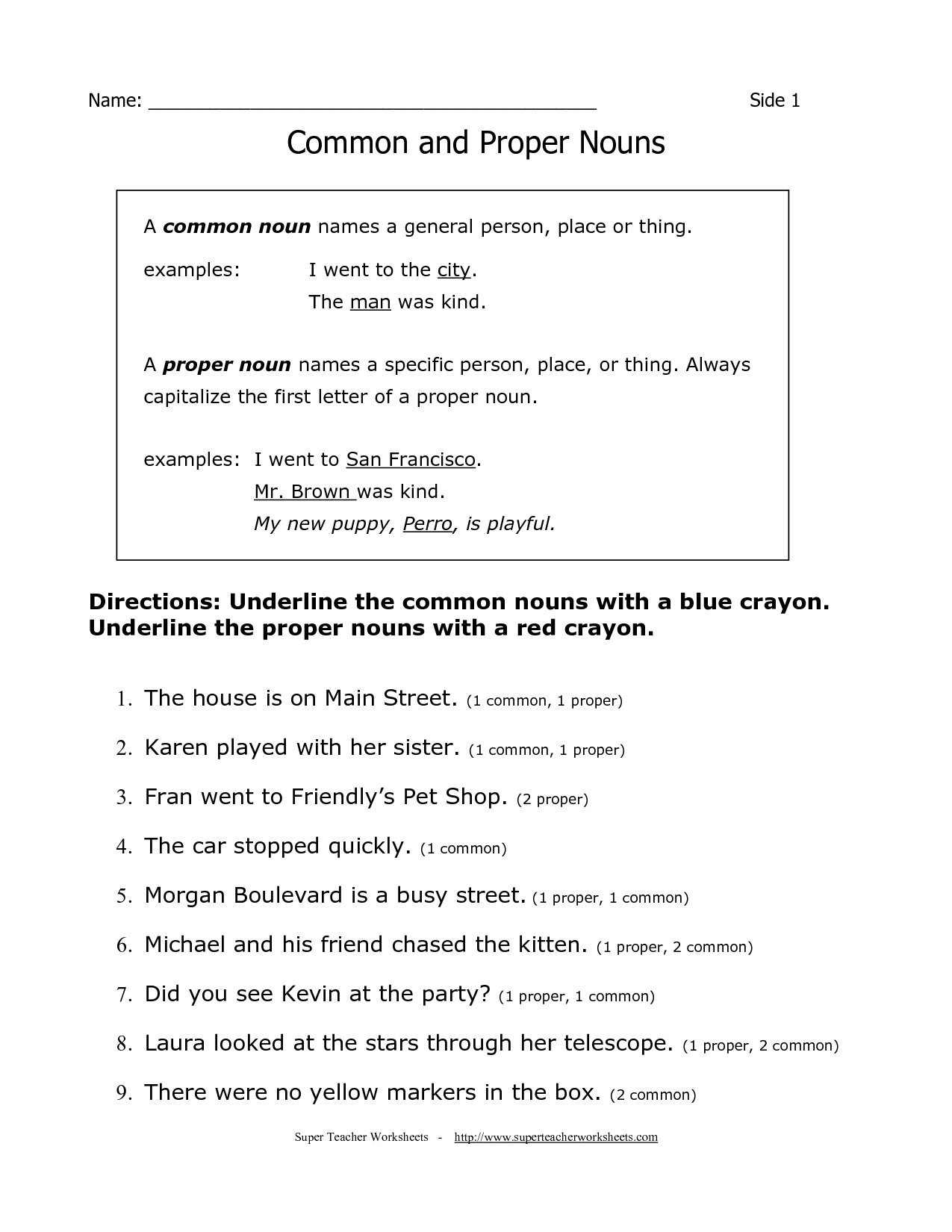 15 Best Images Of Parts Of Speech Worksheets 7th Grade Punctuation 