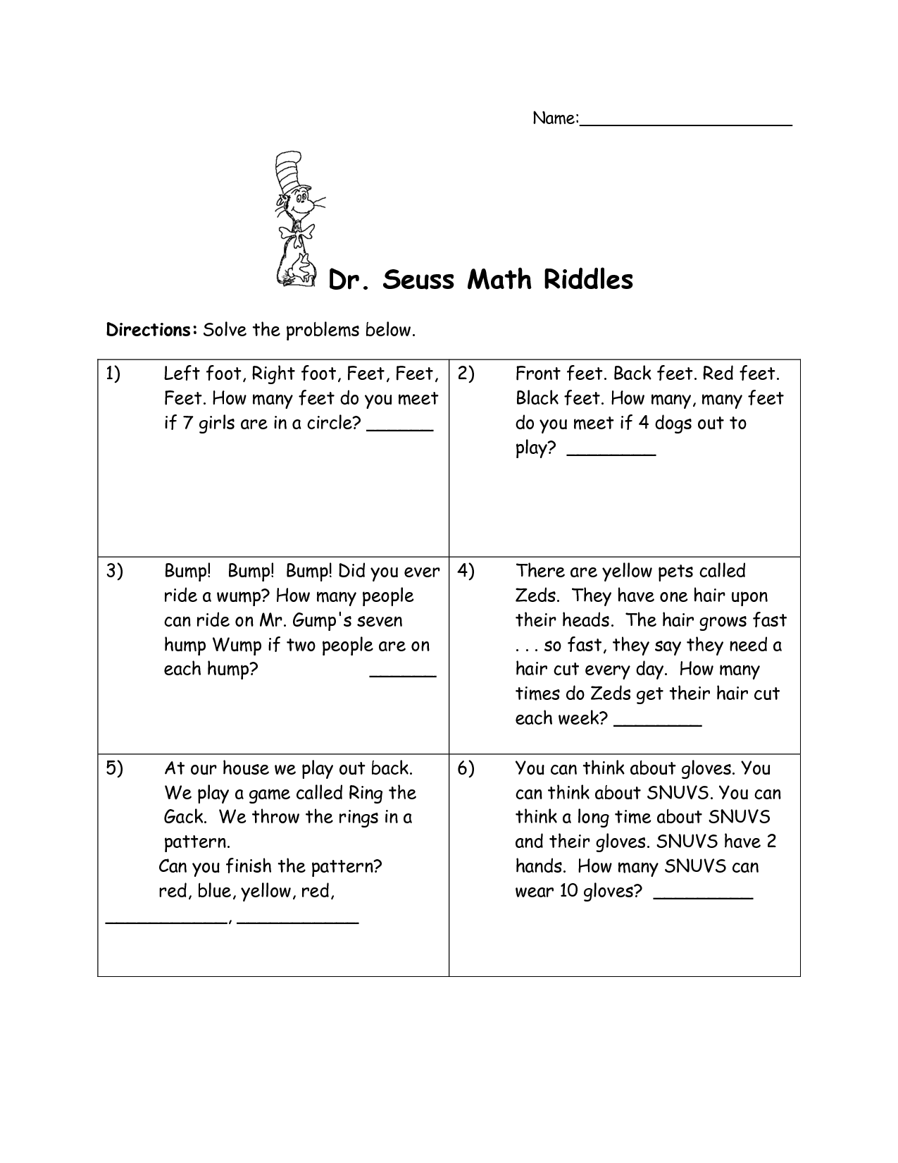 11 Best Images Of Dr Seuss Fraction Worksheet Dr Seuss Math Worksheet Dr Seuss Writing 