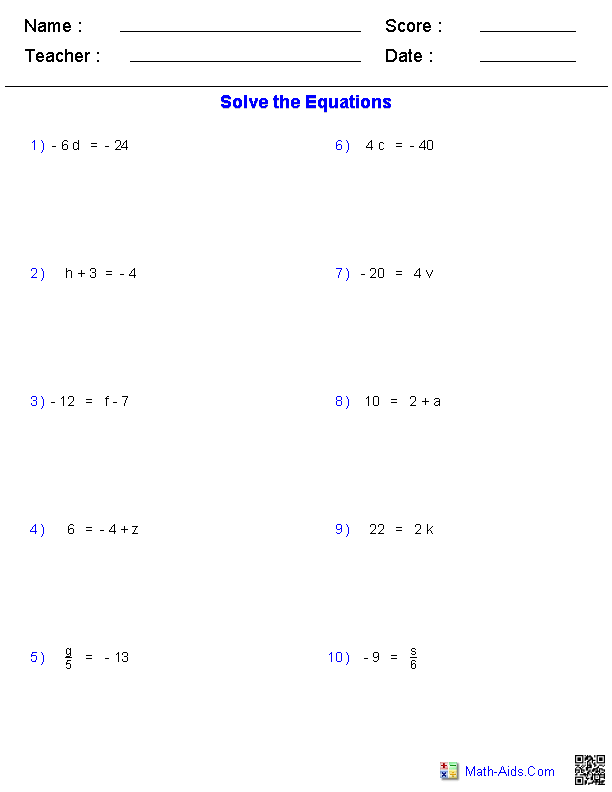 8 Best Images Of Solving Rational Equations Worksheet Simple Solving Equations With Rational