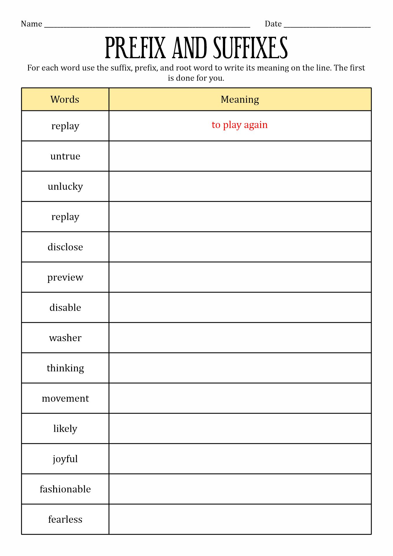 14 Best Images Of Prefixes Suffixes ROOT WORDS Worksheets Latin 