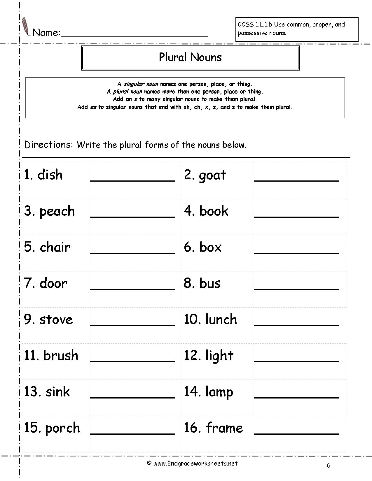 11 Best Images Of Plural Verbs Worksheets Grade 2 Singular And Plural Nouns Worksheets 