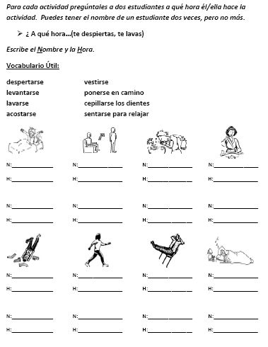 Best Images Of Spanish Reflexive Verbs Worksheet Reflexive