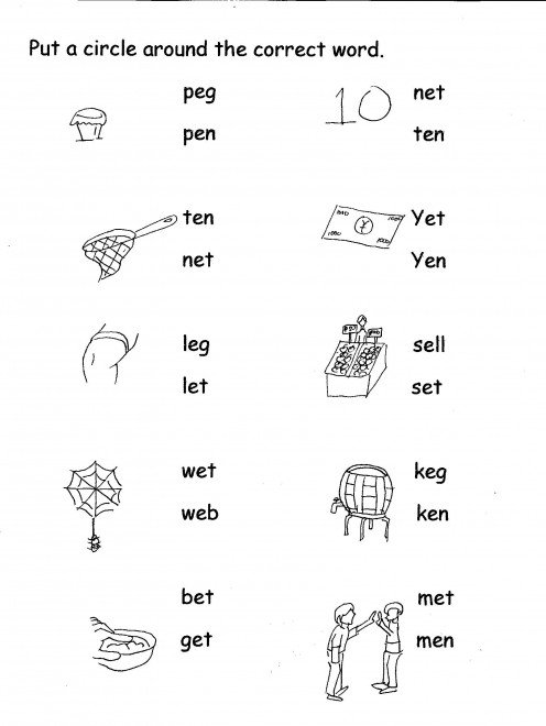 18 Best Images Of Alphabet Kindergarten Worksheets CVC Words 