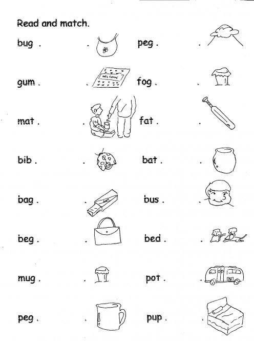 18 Best Images of Alphabet Kindergarten Worksheets CVC Words