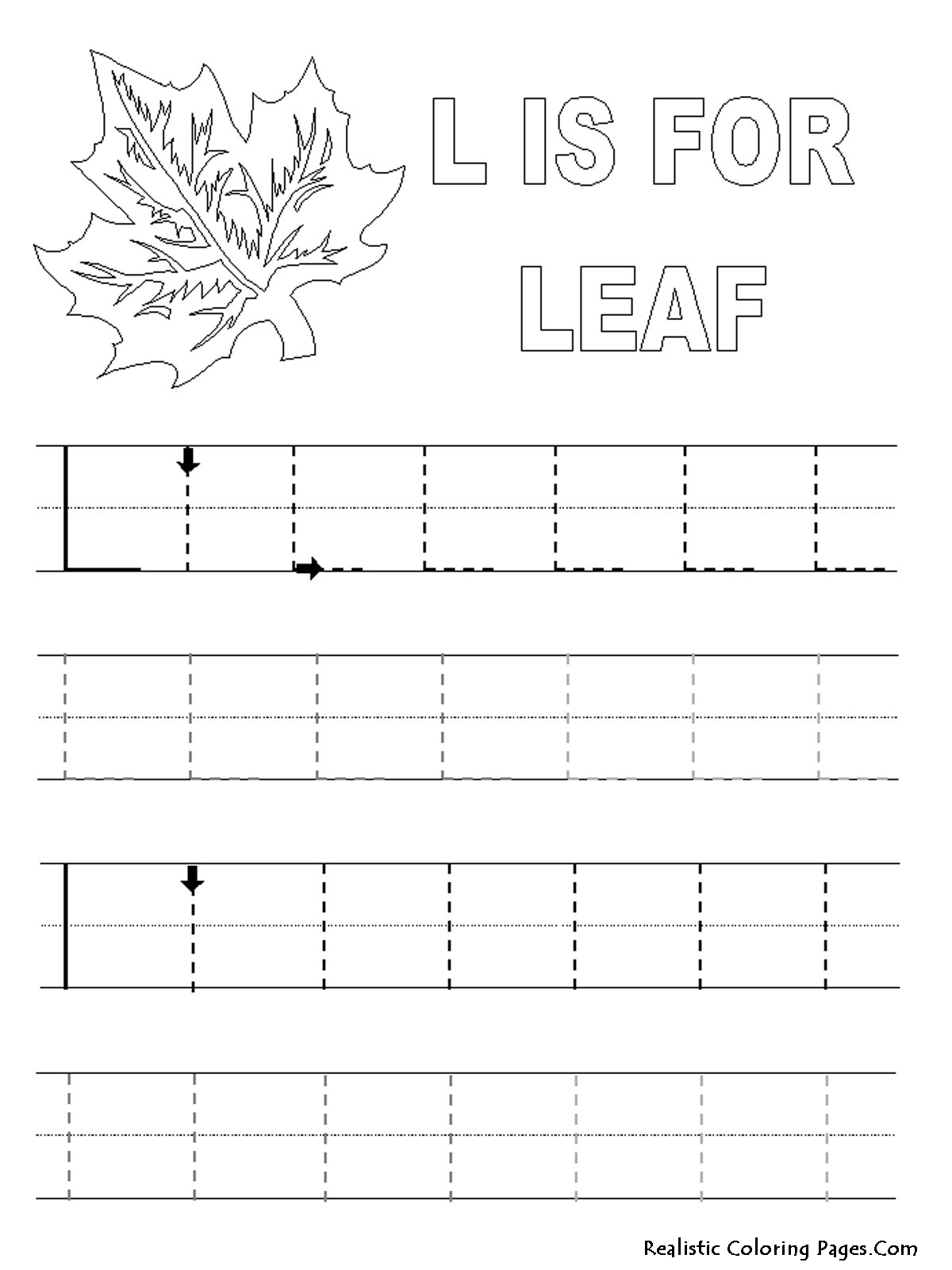 9 Best Images Of Letter L Tracing Worksheet Letter L Worksheets 