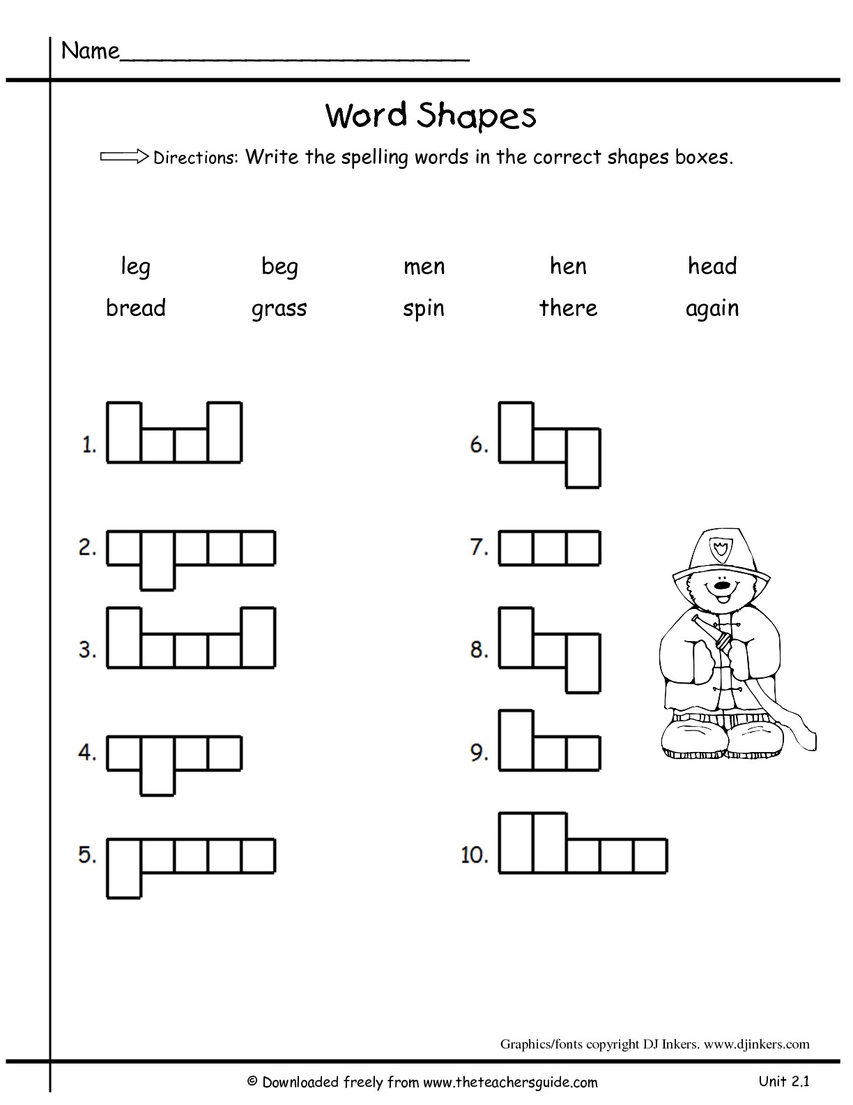 13 Best Images of College Spelling Worksheets Kindergarten Spelling
