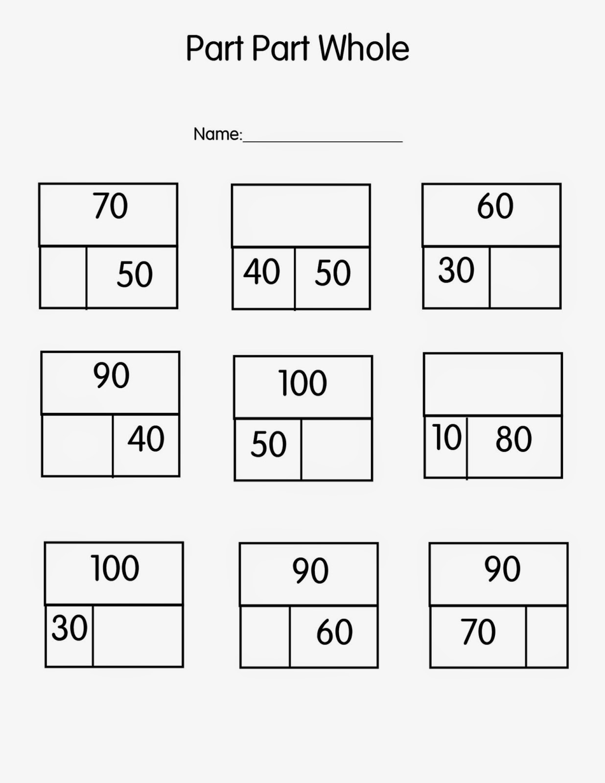 16 Best Images Of Part Part Whole Worksheets Parts Of A Whole Worksheets First Grade Part