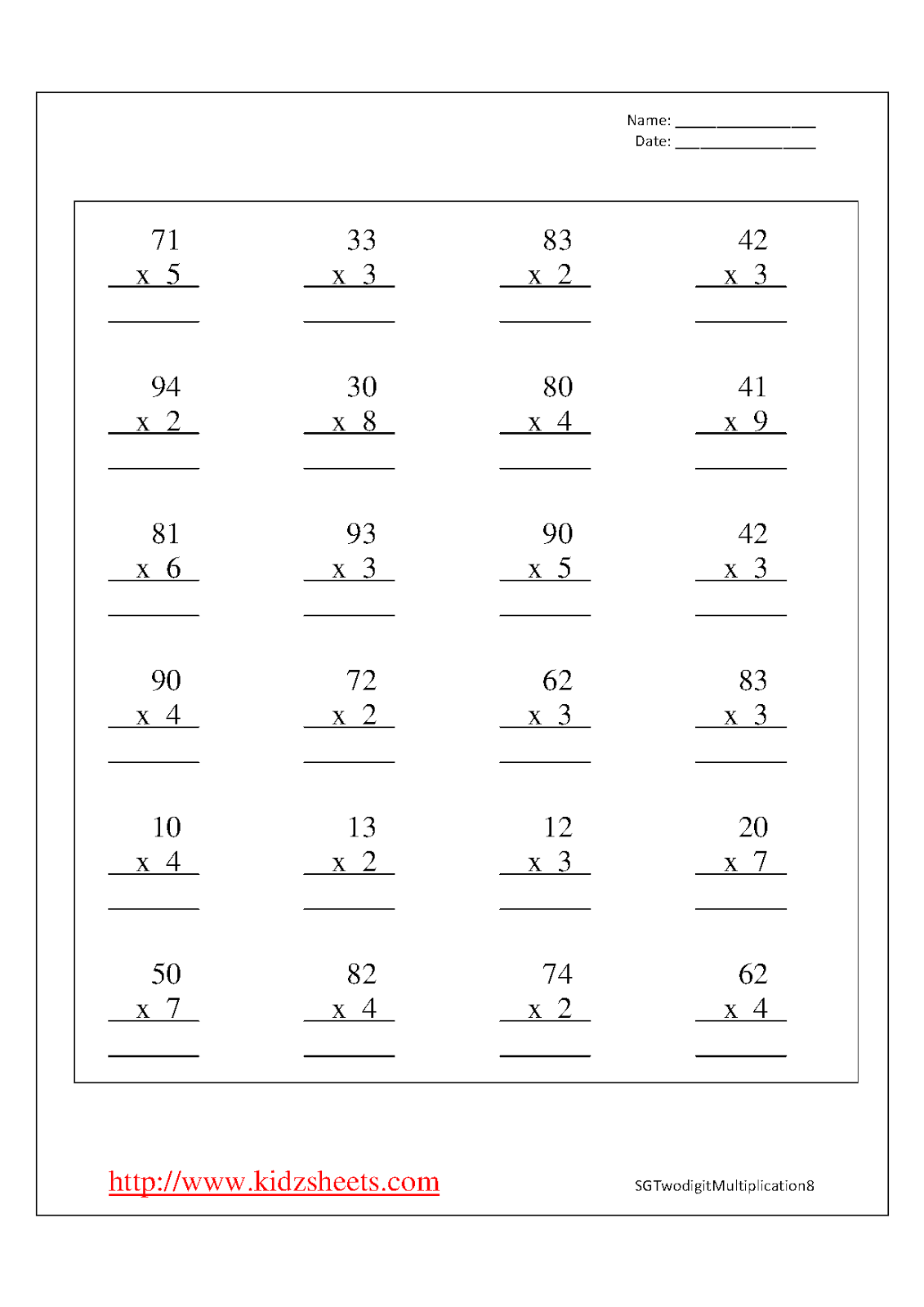 12 Best Images Of Four Multiplication Worksheet Multiplication By 4 Worksheet Multiplication