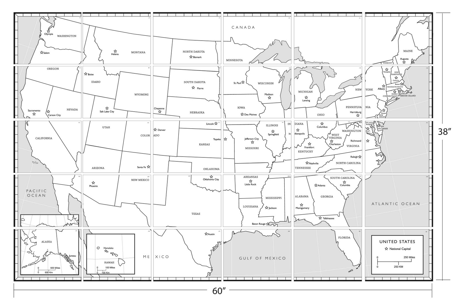 11 Best Images of States And Capitals Quiz Worksheet ...