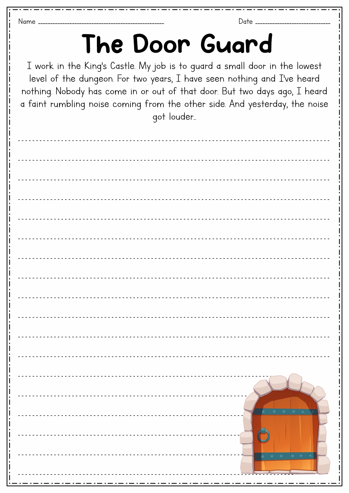 14 Best Images Of Worksheets 4th Grade Narrative Writing Narrative 