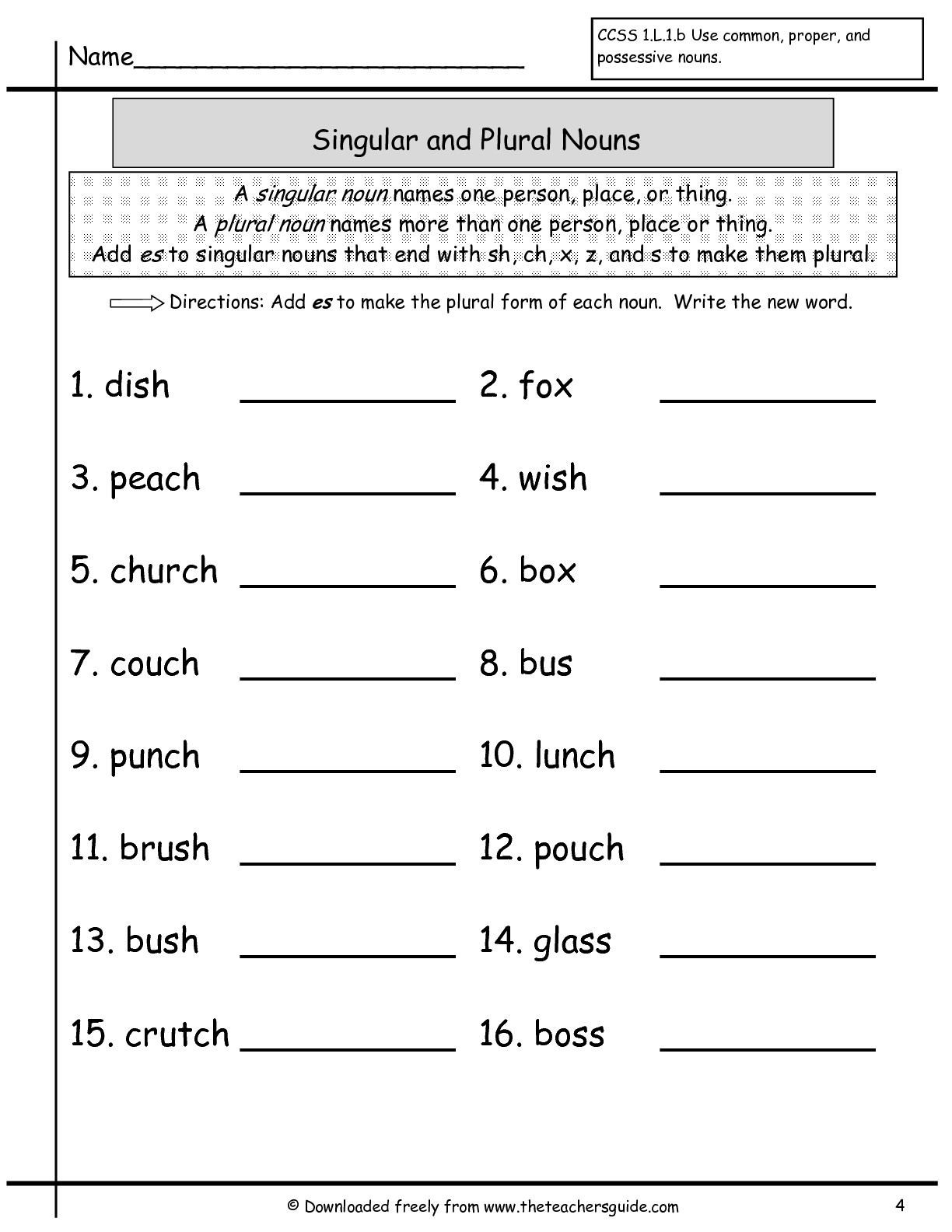 19 Best Images Of 1st Grade Grammar Worksheets Nouns And Verbs Free 
