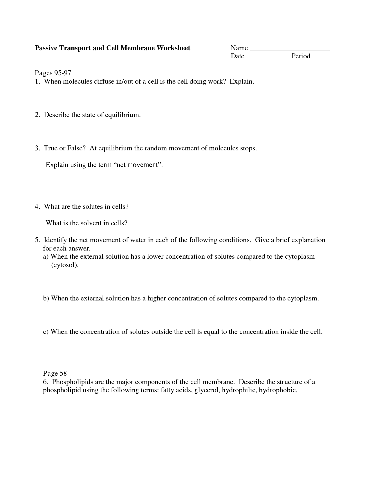 12 Best Images Of Cell Membrane Coloring Worksheet Answers Cell Membrane Coloring Worksheet 