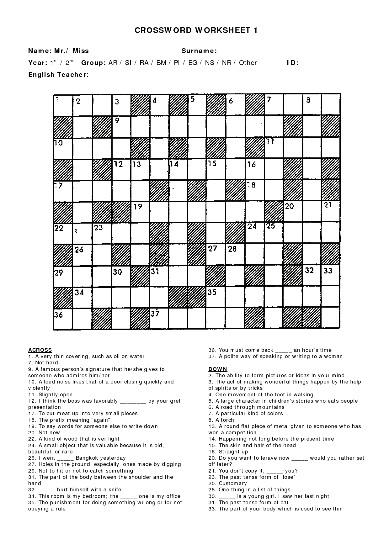18 Best Images Of Puzzle Worksheets For Middle School Deductive 