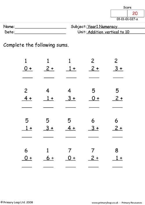 11 Best Images Of Addition Worksheets Sums To 10 Addition With Sums Up To 10 Worksheet Math