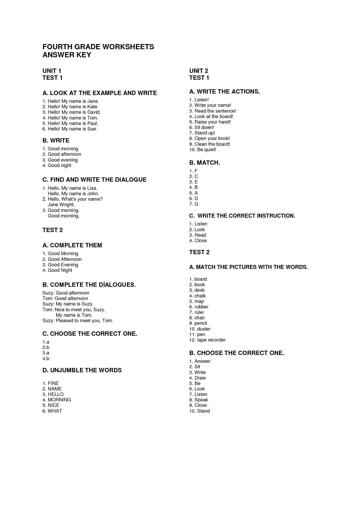 10 Best Images Of 7th Grade Math Worksheets With Answer Key 7th Grade Math Worksheets Algebra 