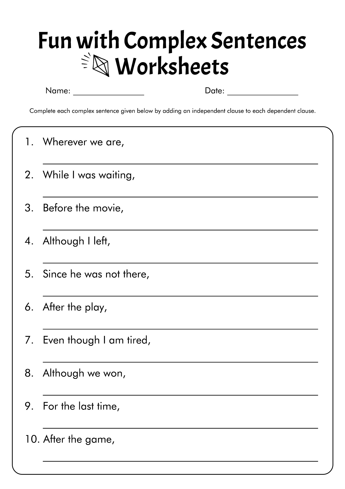 17 Best Images Of Simple Sentence Worksheets 6th Grade 7th Grade 