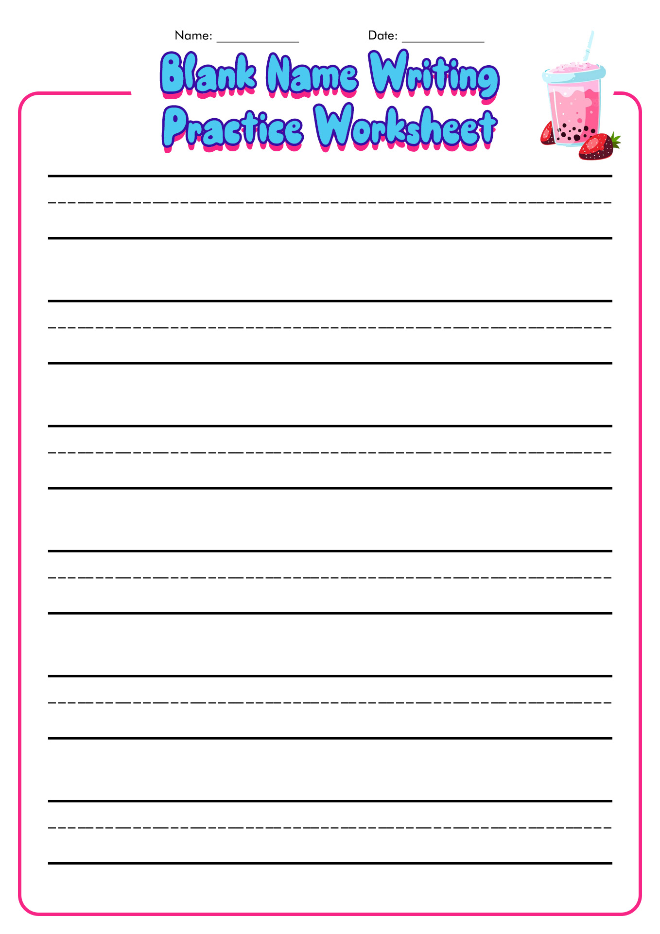 14 Best Images Of Can I Write My Name Worksheet Write Your Name 