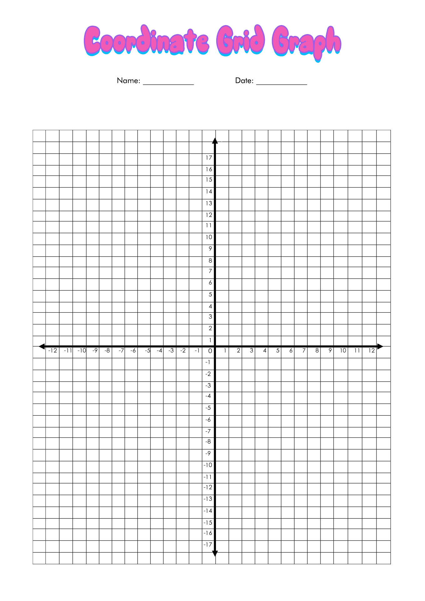 coordinate-grid-worksheets