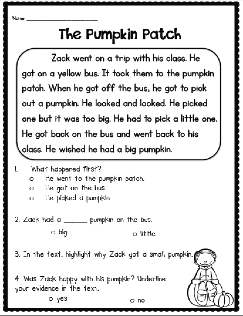 16 Best Images Of Story And Questions Worksheets Free Printable ESL Worksheets First Grade 