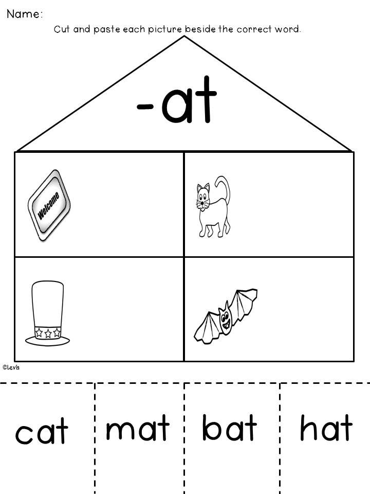 Free Printable An Word Family Worksheets